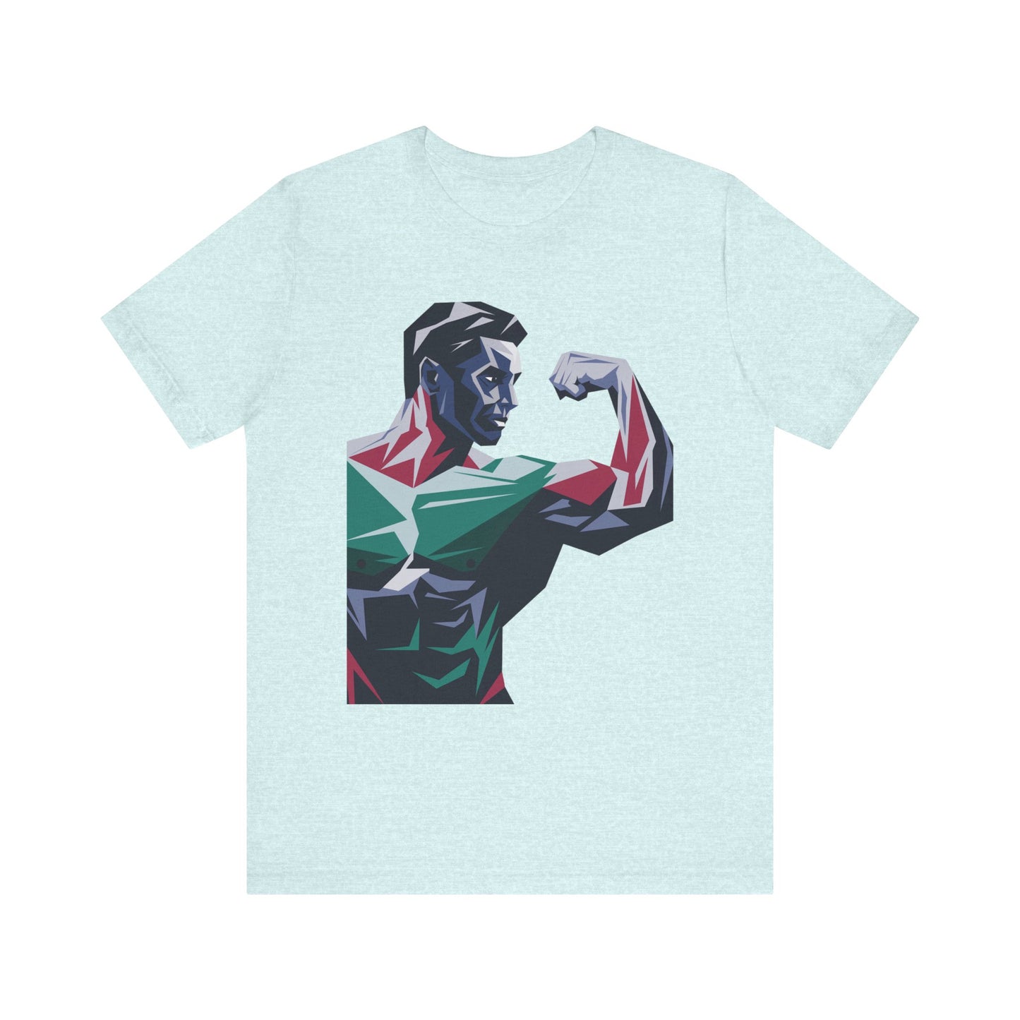 "Geometric Muscle Man"