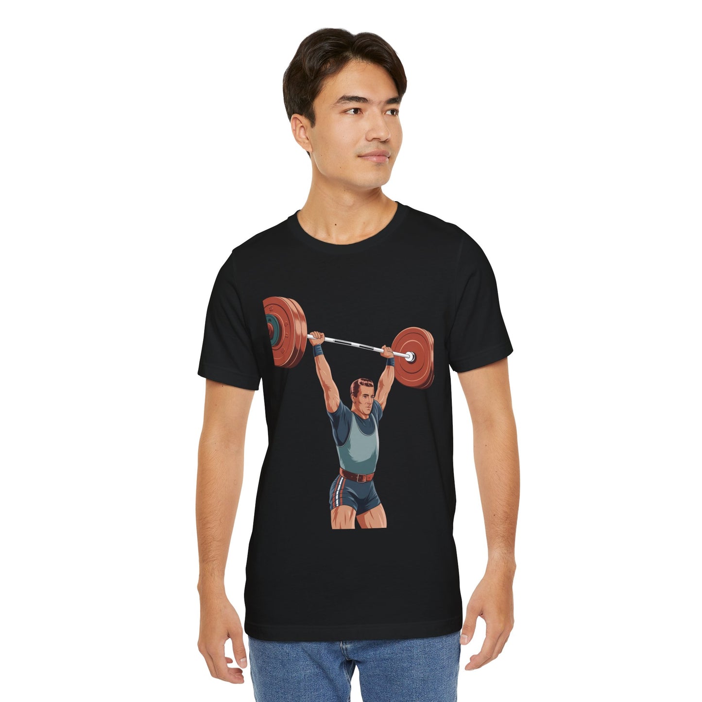 "Retro weightlifter"