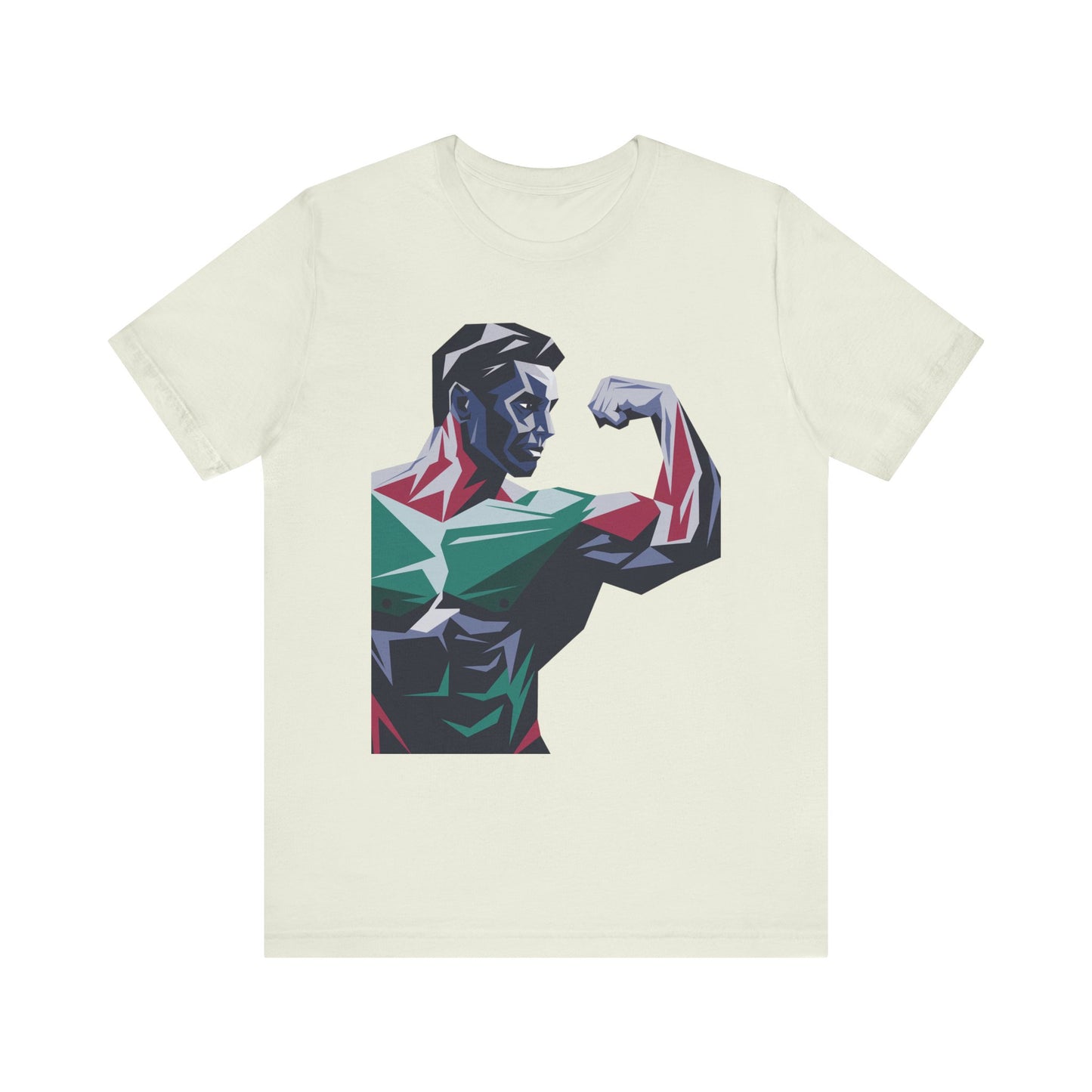 "Geometric Muscle Man"