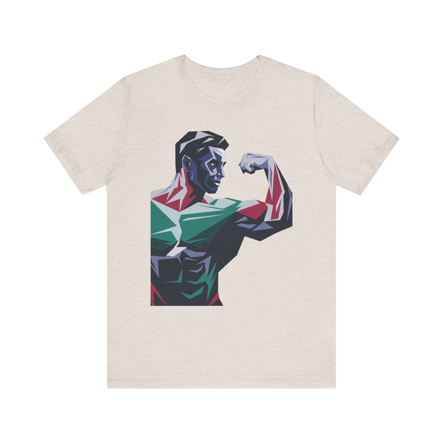 "Geometric Muscle Man"
