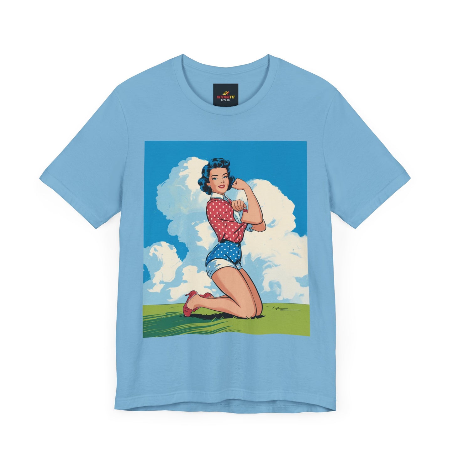 "Vintage Happy Flexing"