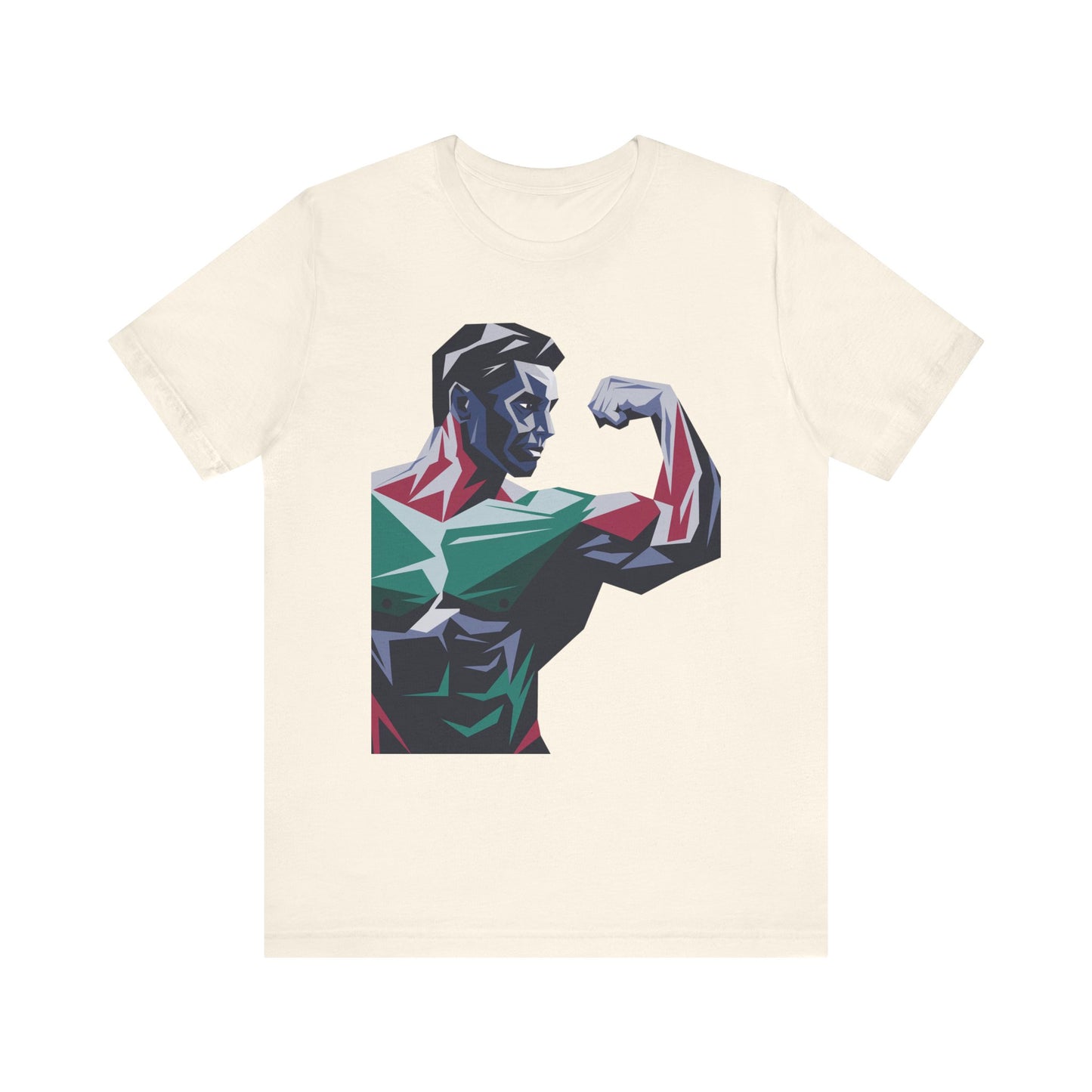 "Geometric Muscle Man"