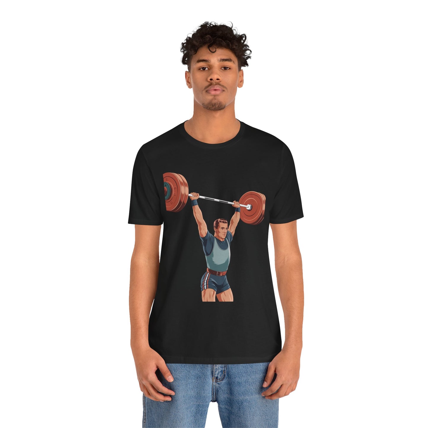 "Retro weightlifter"