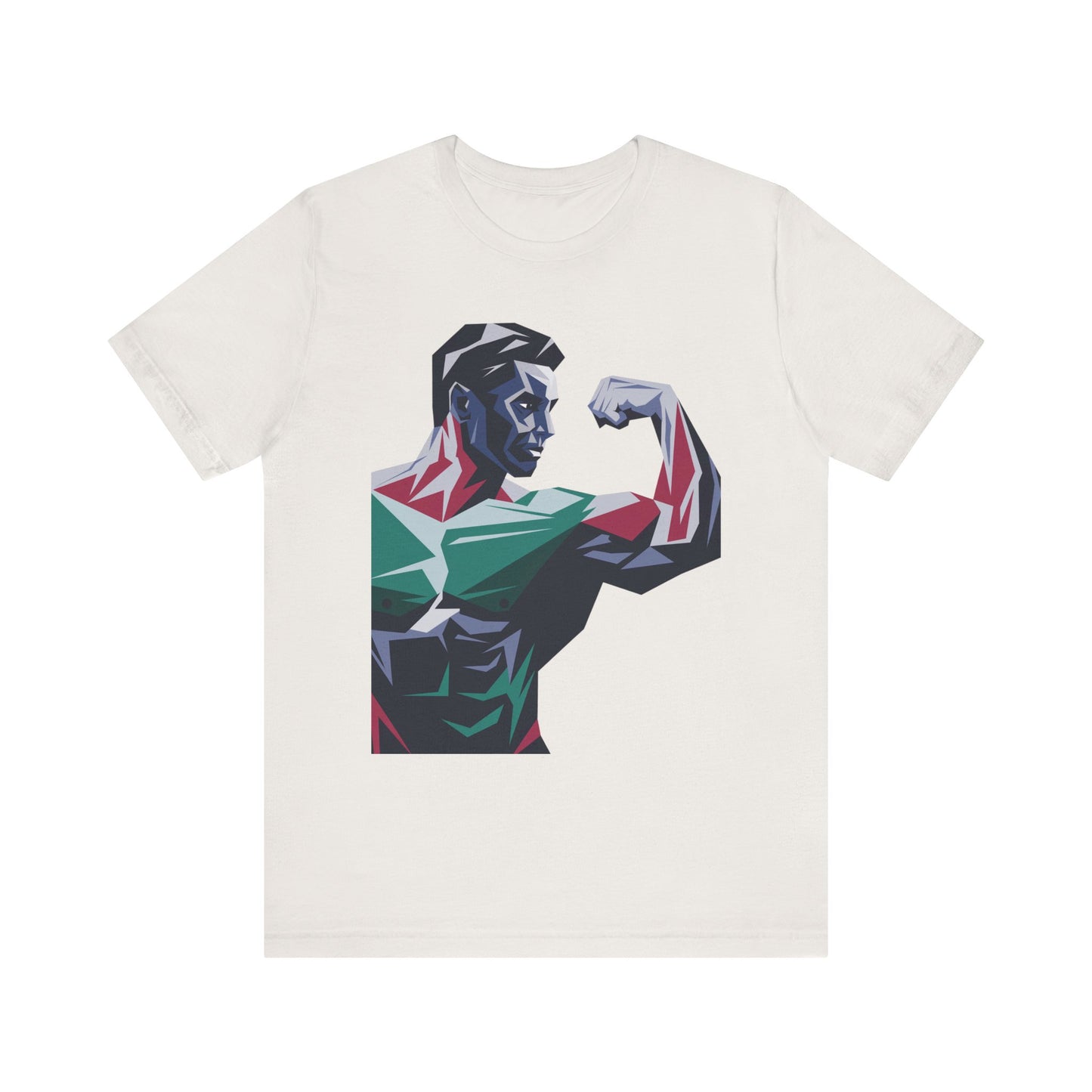 "Geometric Muscle Man"