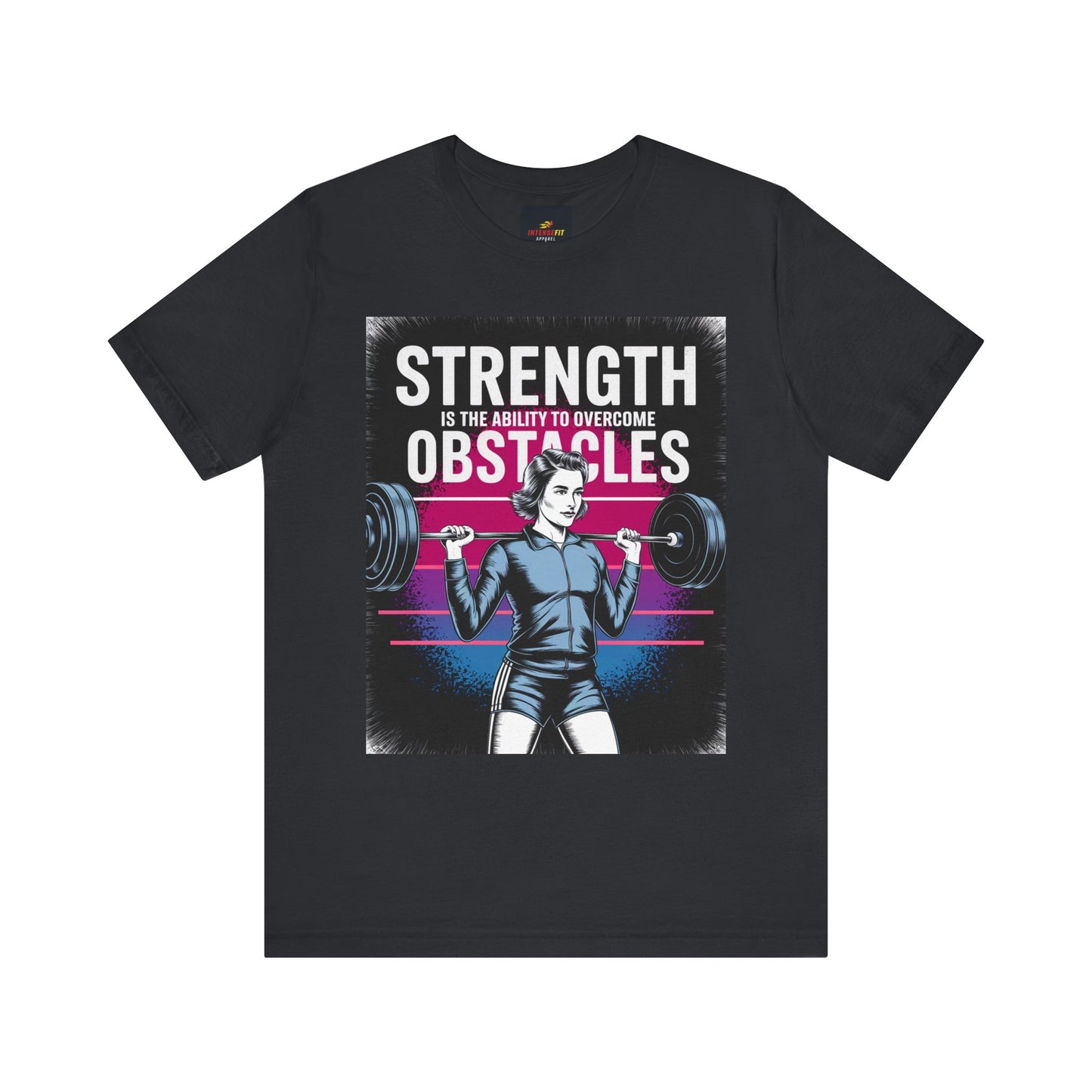 "Vintage Gym Rat" - Empowering Strength Graphic Tee