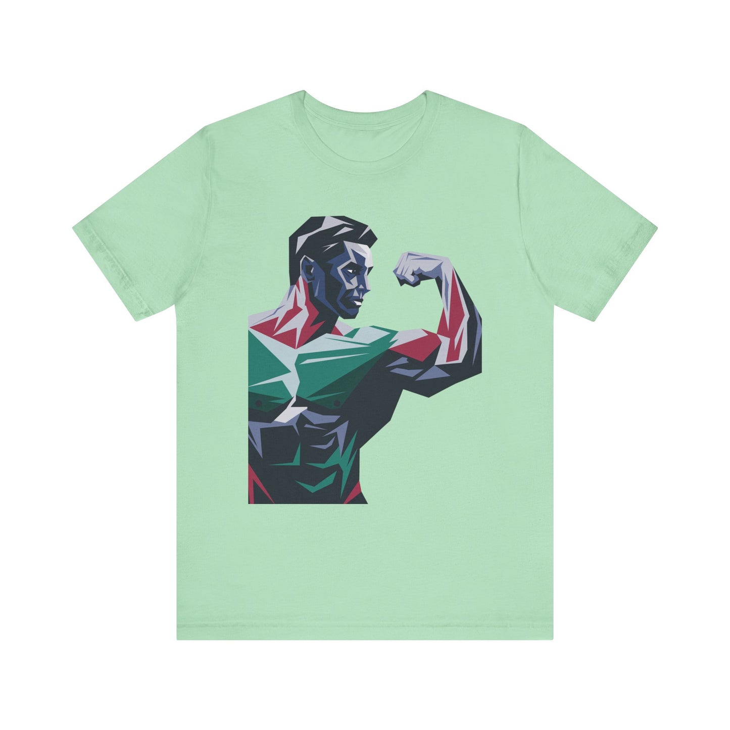 "Geometric Muscle Man"