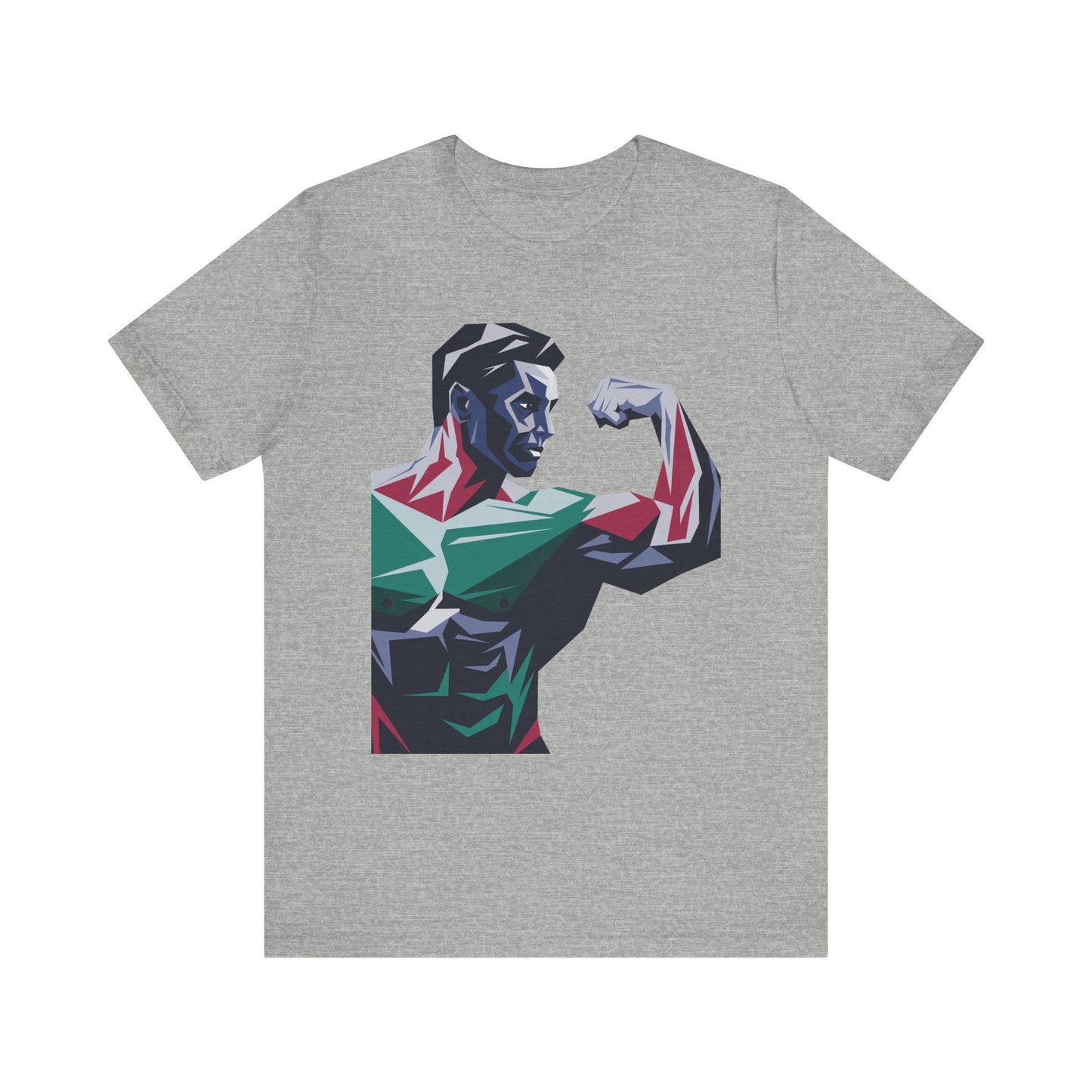 "Geometric Muscle Man"