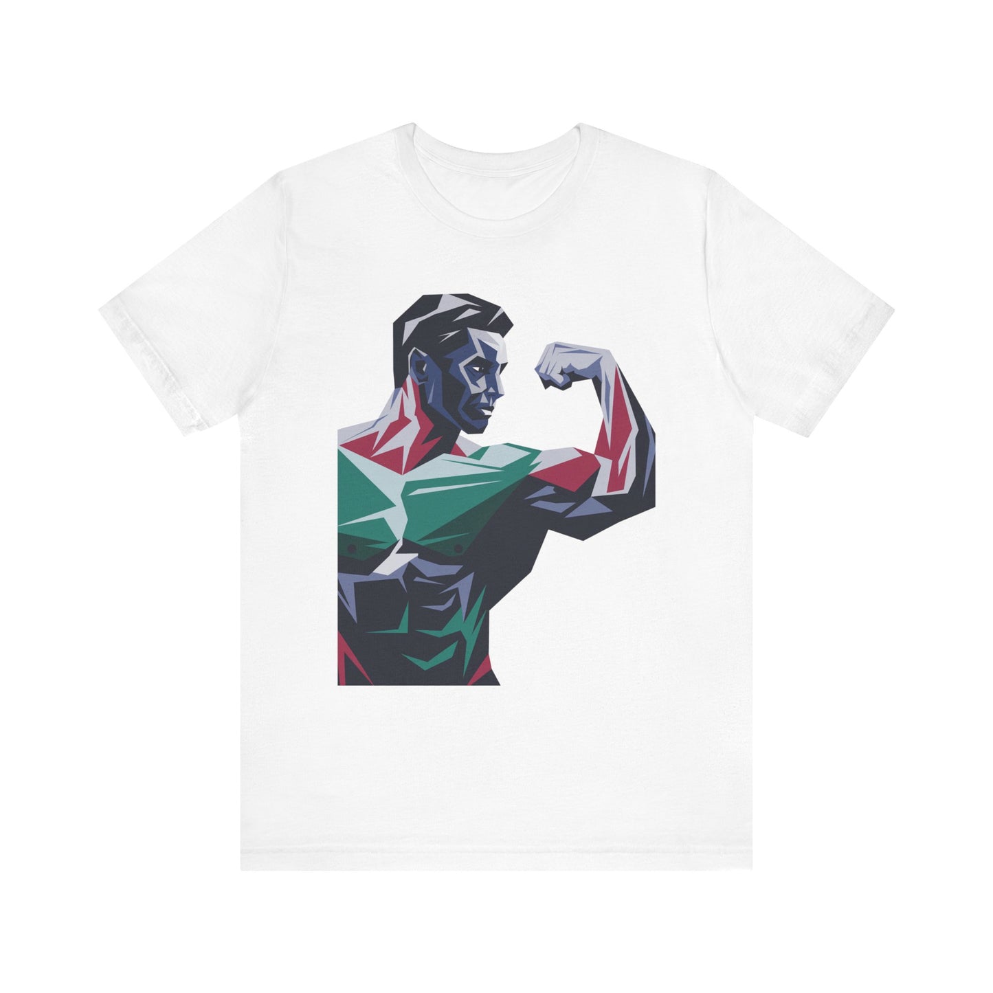 "Geometric Muscle Man"