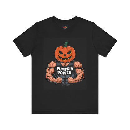 Halloween Pumpkin Power Tee, Spooky T-Shirt, Unisex Halloween Shirt, Fall Fashion, Pumpkin Fest Apparel
