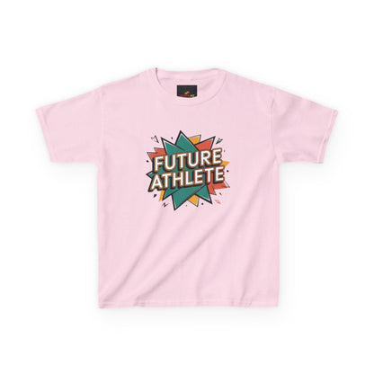 Future Athlete Kids Heavy Cotton Tee - Fun & Sporty Apparel for Active Kids