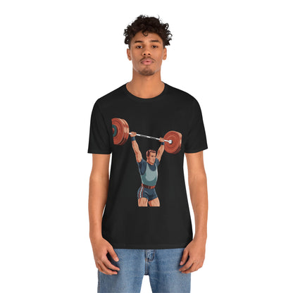"Retro weightlifter"