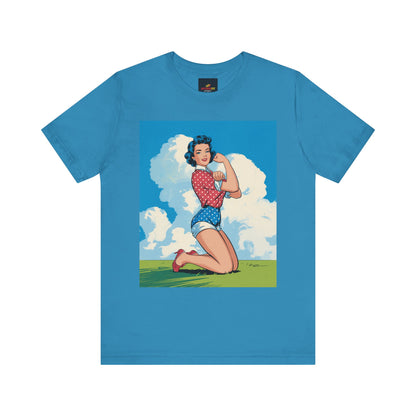 "Vintage Happy Flexing"