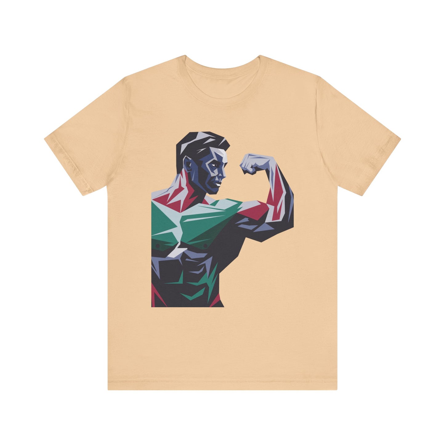 "Geometric Muscle Man"