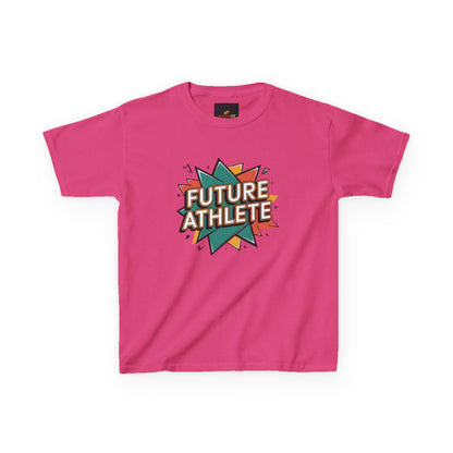 Future Athlete Kids Heavy Cotton Tee - Fun & Sporty Apparel for Active Kids
