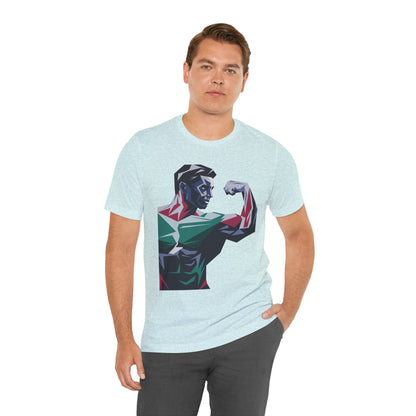 "Geometric Muscle Man"