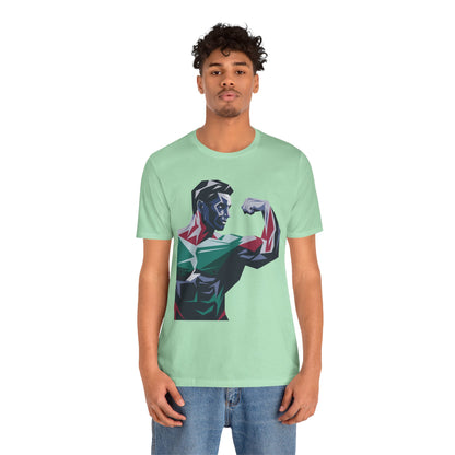 "Geometric Muscle Man"