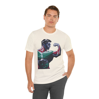 "Geometric Muscle Man"