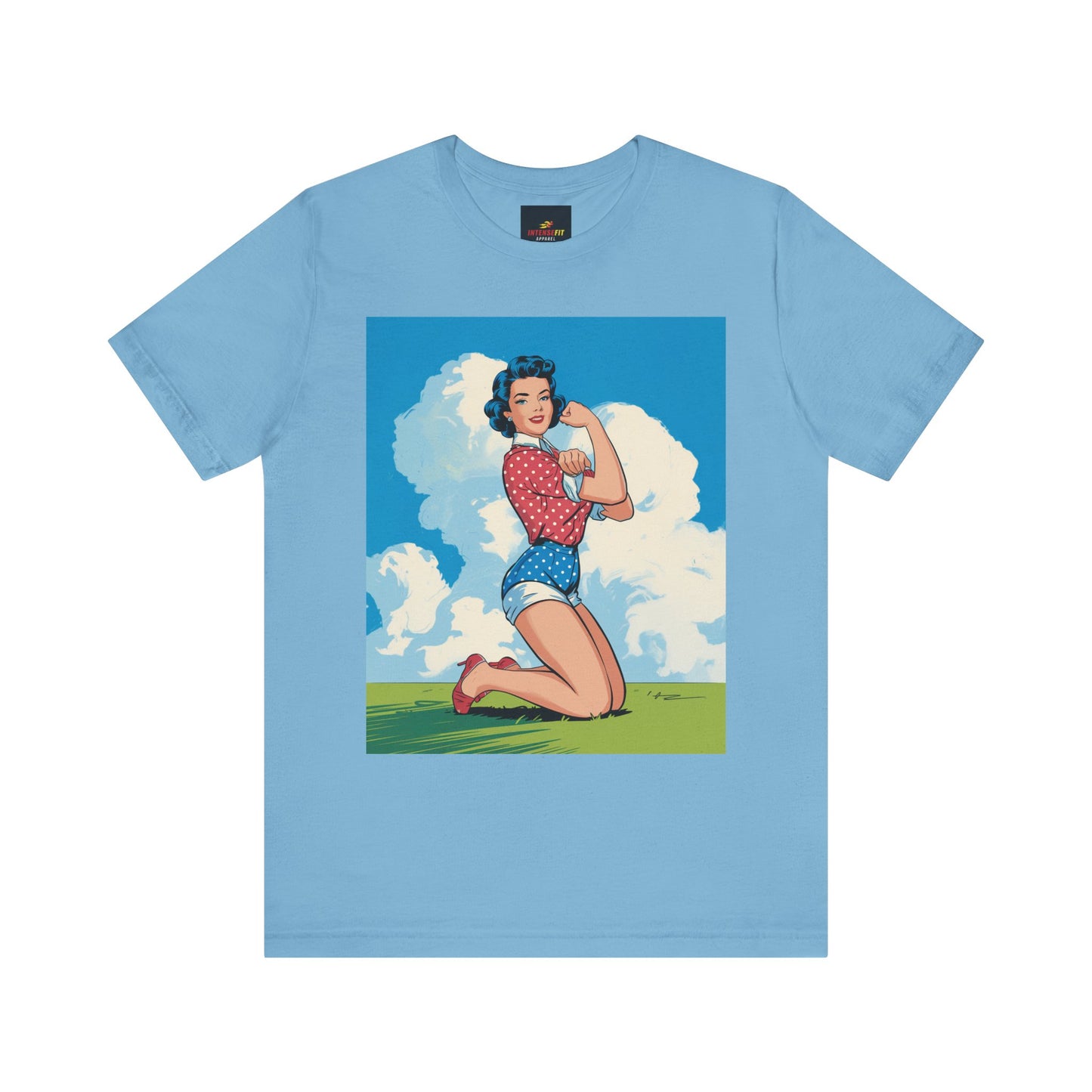 "Vintage Happy Flexing"