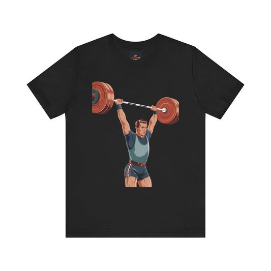 "Retro weightlifter"