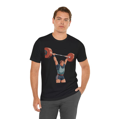 "Retro weightlifter"