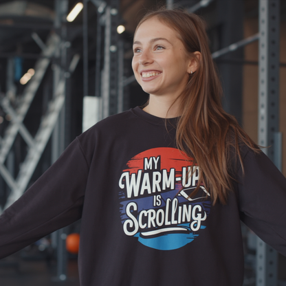 "My Warm-Up Is Scrolling"